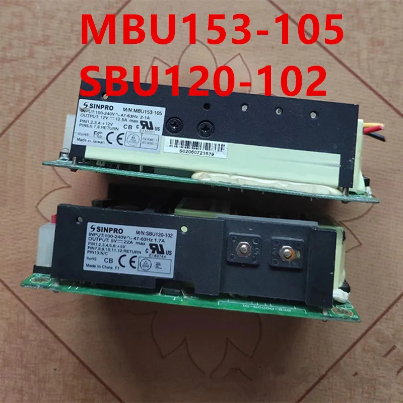 SINPRO 12V12.5A 5V22A 120W 전원공급장치 MBU153-105 SBU120-102 새 원본