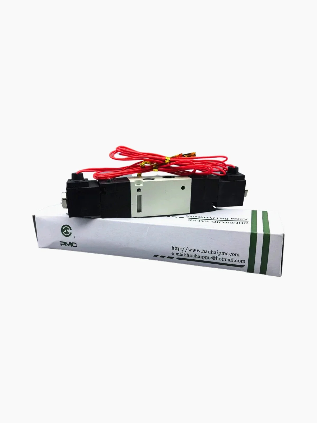 오리지널 PS180D/D 솔레노이드 밸브 DC24V 제어 2위치 5방향 AC220V 듀얼 컨트롤 다이 캐스팅