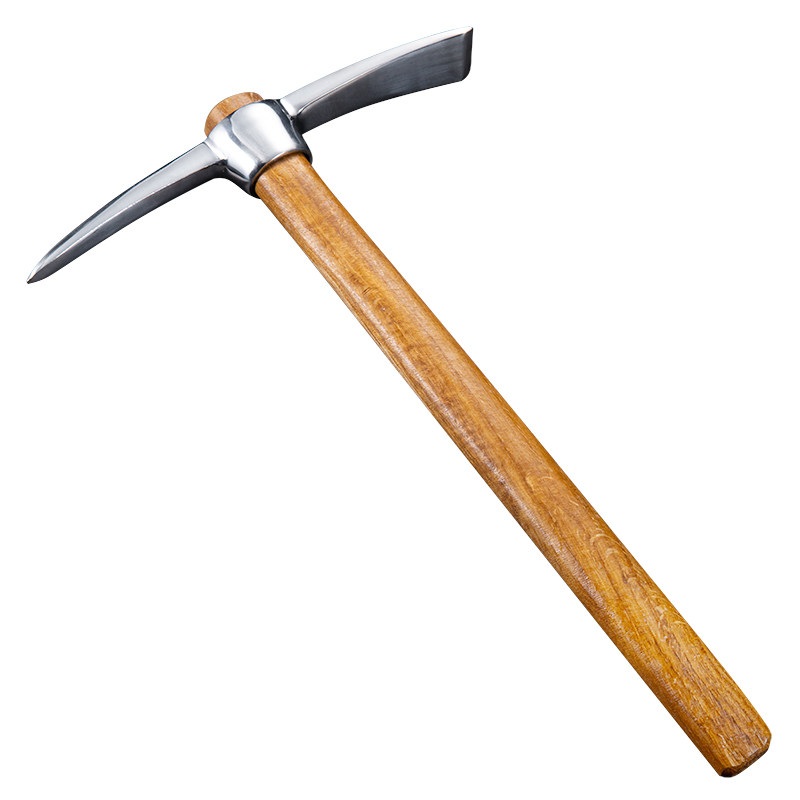미니곡괭이 심마니 약초 채집 산행 야외활동 정원 텃밭 가꾸기 고강도 스테인리스 스틸 - 상품 이미지