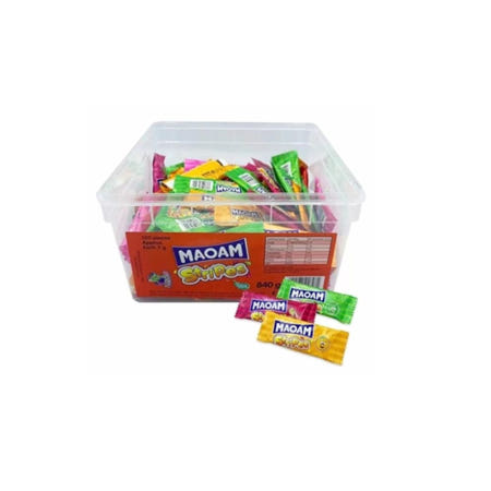 [해외]하리보 마오맘 스트라이프 구미 캔디 840g Haribo Gummy Candy Tub - Perfect for Parties and Snacking