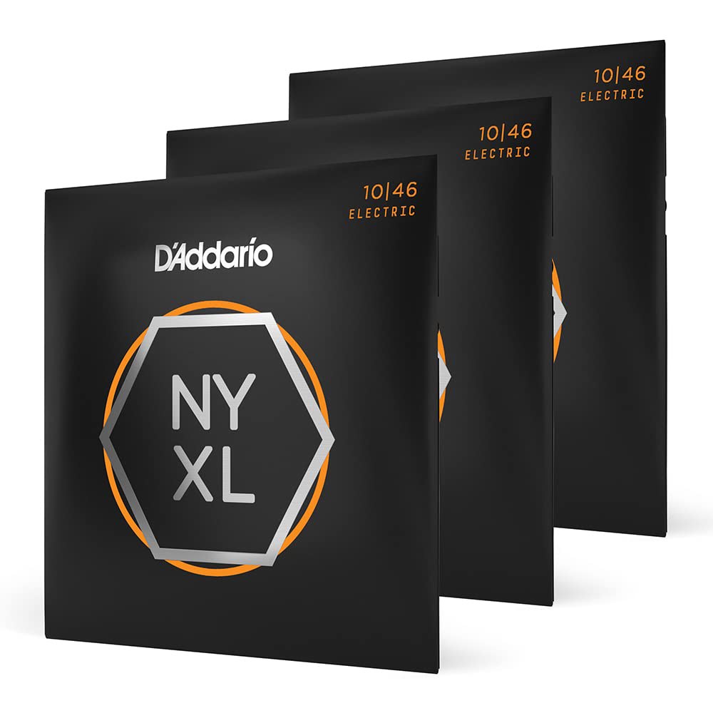 다다리오 일렉트릭 기타 줄, NYXL 니켈 도금, NYXL1046-3P, 레귤러 라이트 게이지 10-46, 6현 세트, 3팩 - 상품 이미지