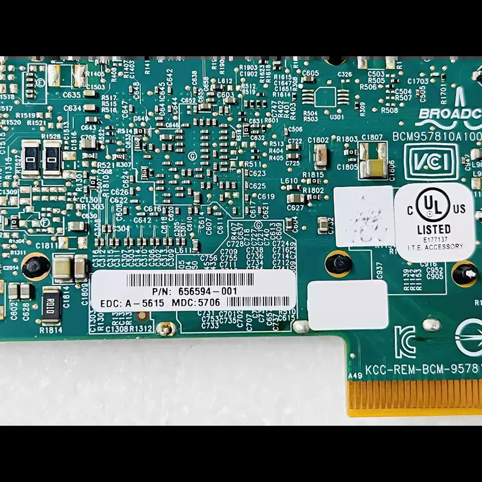 hp호환 10Gb 530T기가비트 네트워크 카드 이전기 포트 657128-001 656594-001 656596-B21