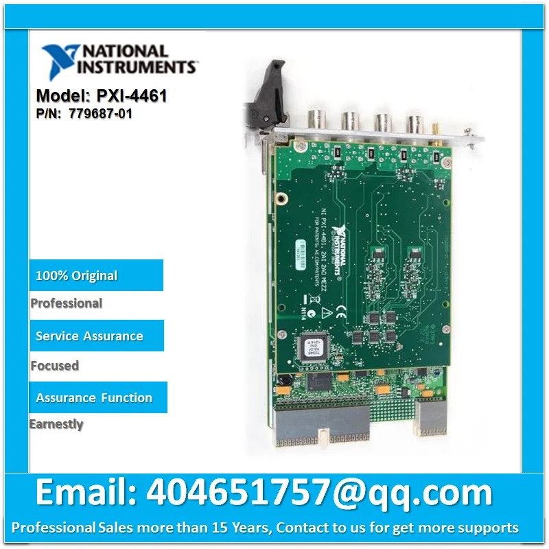 NI PXI-4461 동적 신호 분석기 2 입력 출력 779687-01
