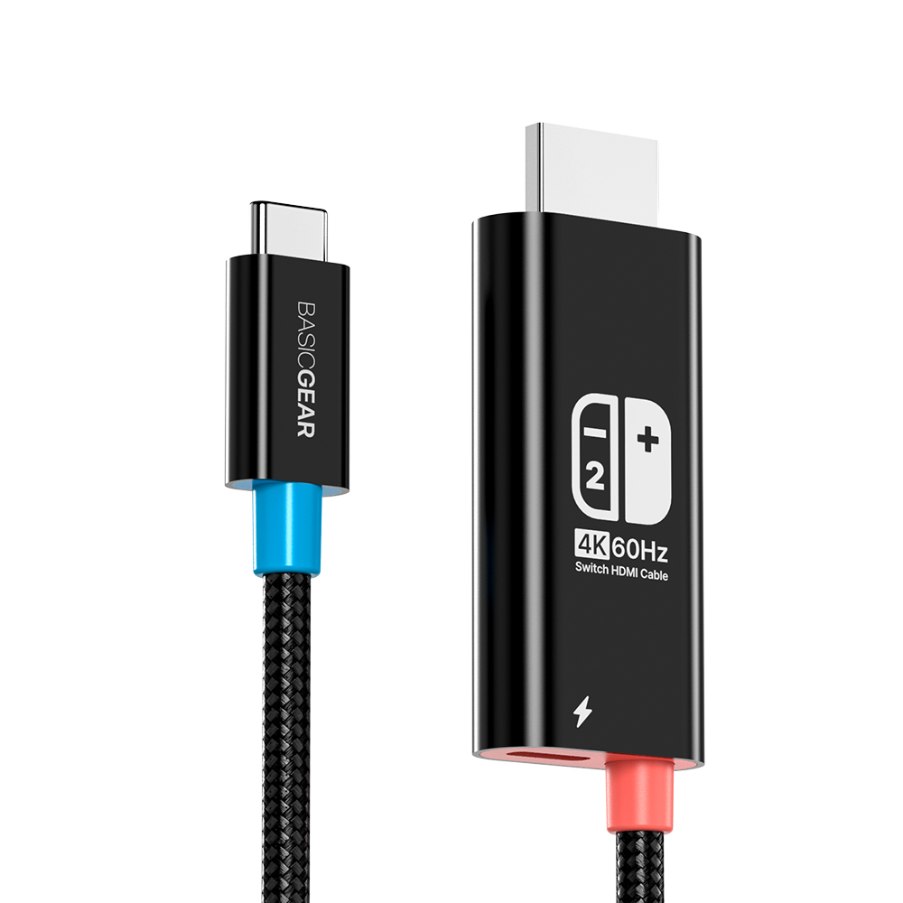닌텐도 스위치2 미니독 TV연결 PD100W 충전 HDMI 케이블 블랙에디션 이미지 2