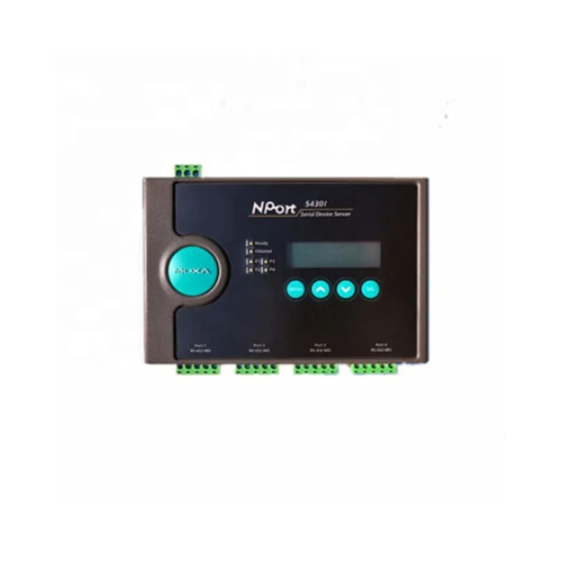 MOXA NPort 5430I 4 포트 RS-422/485 직렬 장치 서버 2 kV 절연