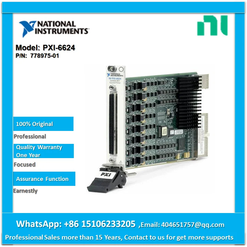 PXI 카운터 타이머 모듈 NI PXI-6624 778975-01