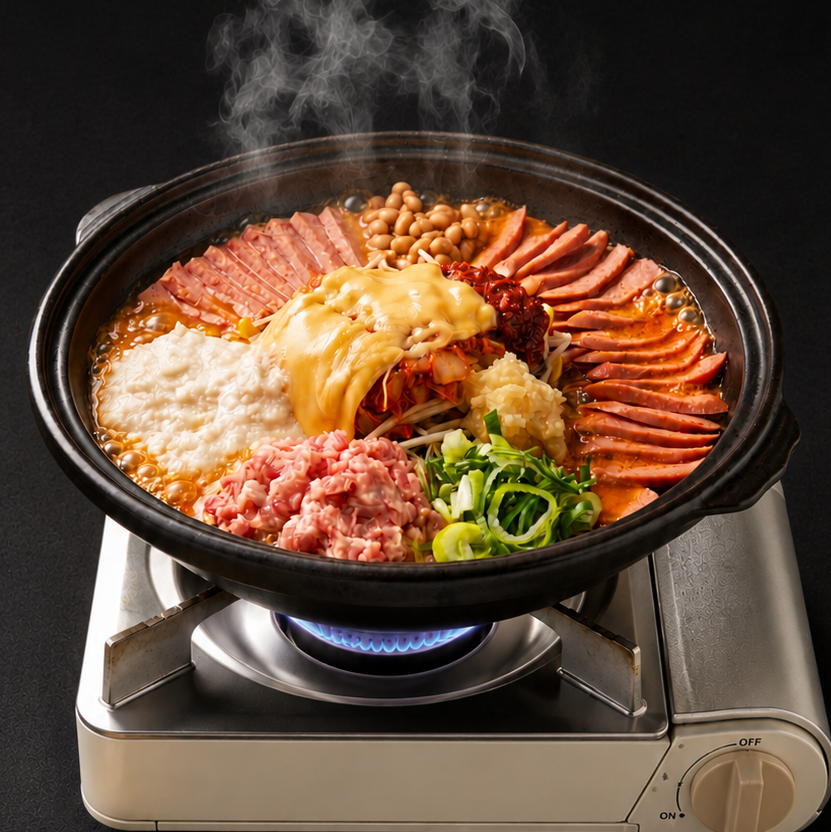 [원주맛집 민병선식당] 크리미 비지 부대찌개 2인분 600g 이미지 7