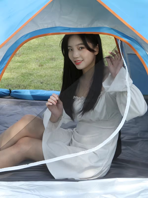 1인용 원터치 텐트 쉘터 겸용 캠핑 초경량 백패킹 실내외 - 상세 이미지 3