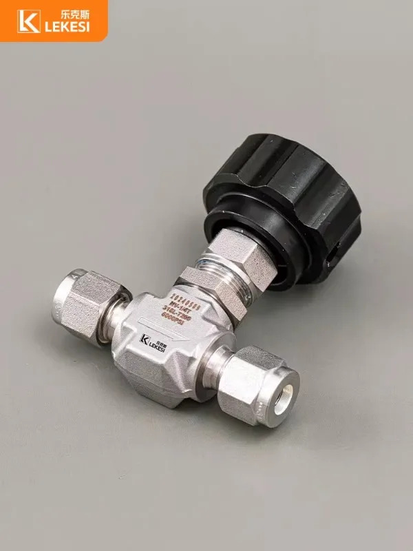 바늘형 조절 밸브 부식 방지 글로브 스테인리스 스틸 316L 카드 슬리브 6000PSI