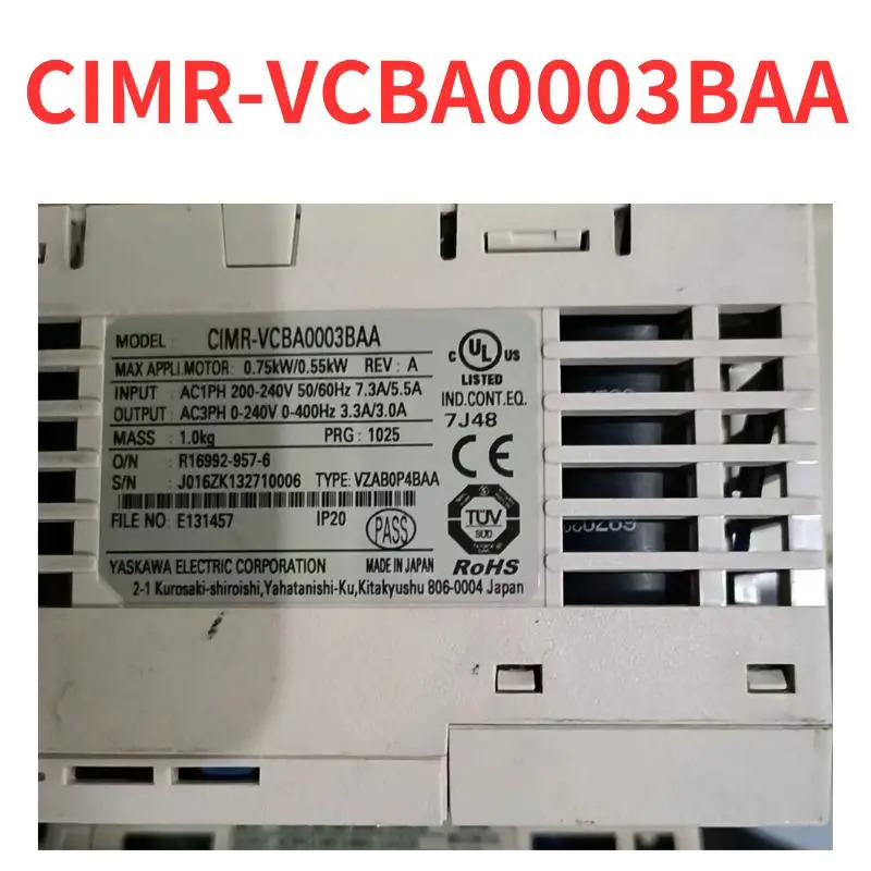 CIMR-VCBA0003BAA 주파수 변환기 리퍼 완료 신