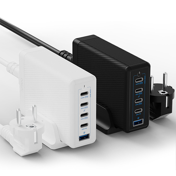 USB PD 228W PPS GaN 접지 멀티 초고속 충전기 GE510 블랙 이미지 3