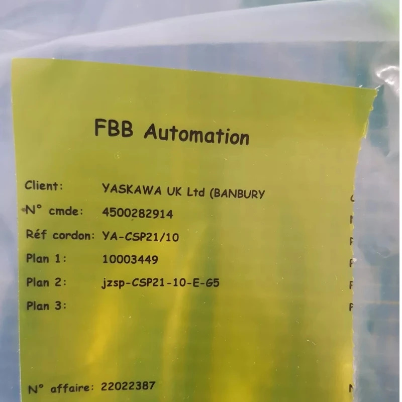 JZSP-CSP21-10-E-G5 Yaskawa 인코더 케이블 신속