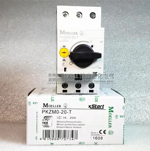 PKZM0-6.3 오리지널 뮬러 회로차단기 PKZM0-6.3-T 4-6.3A 포장