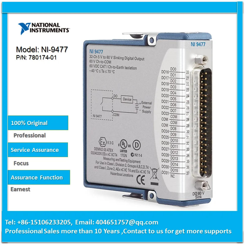 NI 9477 싱킹 디지털 출력 모듈 32 채널 779517-01 780174-01