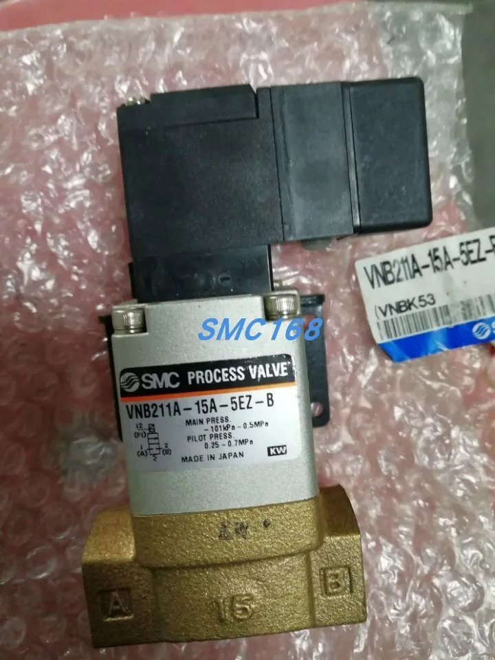 SMC 솔레노이드 밸브 Vnb211a-15a-5dz Vnb211a-15a-5dz-b 포장