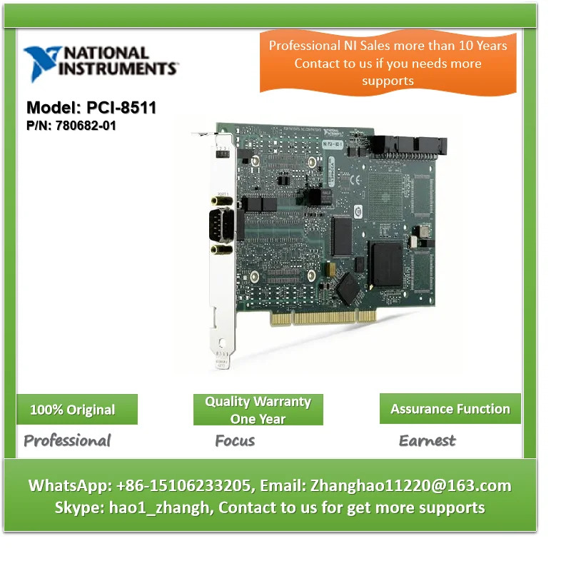 NI PCI-8511 1 포트 CAN 인터페이스 장치