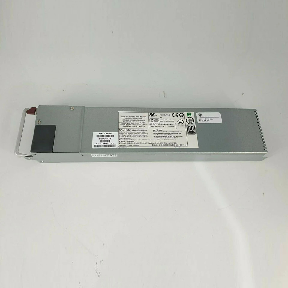 슈퍼마이크로 PWS-741P-1R 서버 전원공급장치 740W 1U