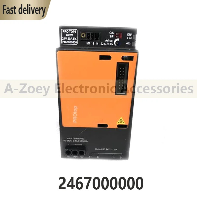 오리지널 24V20A 레일 전원공급장치 480W 24V 20A EX 2467000000