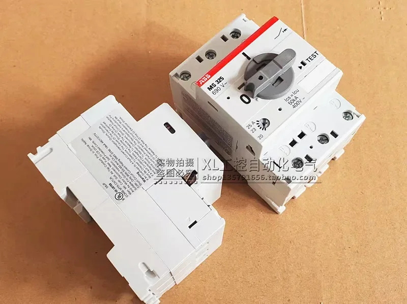 오리지널 ABB 모터 회로차단기 Ms 325-1/2.5/4/6.3/9/12/16/20/25 .