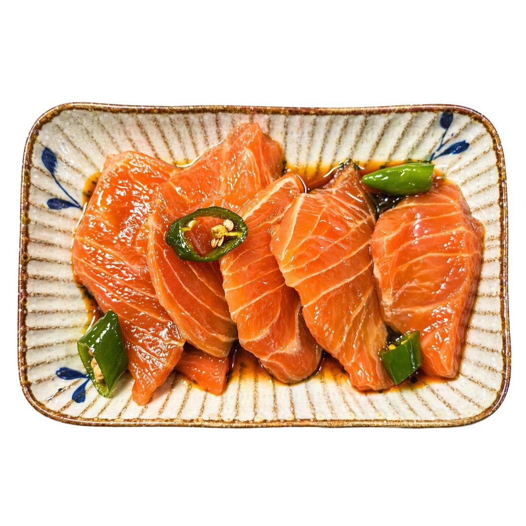 어시장삼촌 간장 연어장 탱글한 식감 노르웨이 숙성 생 연어 500g, 1개 - 상세 이미지 2