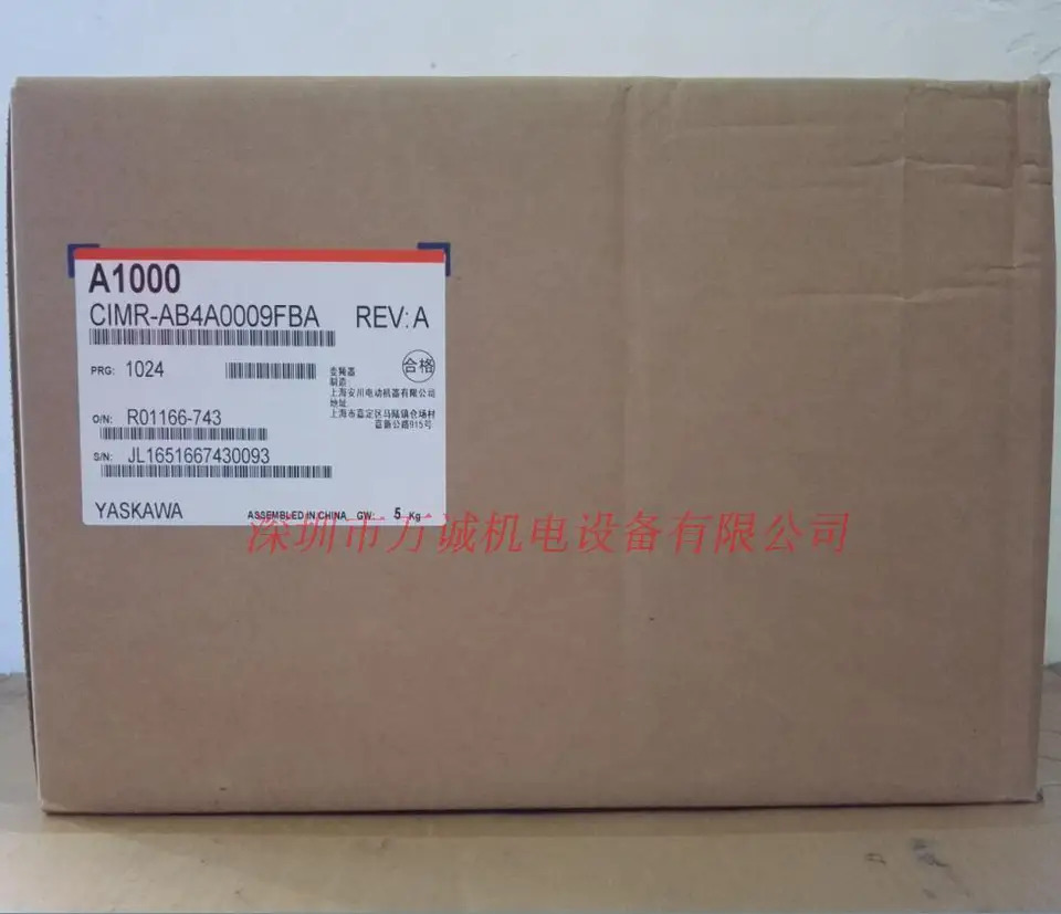 Yaskawa 주파수 변환기 CIMR-AB4A0011FBA 0002 0004 0005 0007 0009FBA