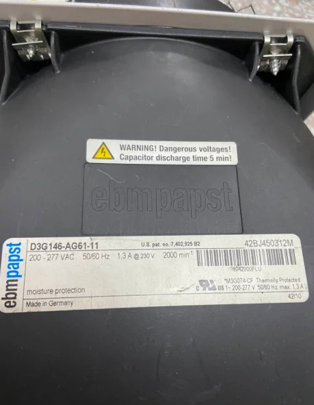 독일 D3G146-AG61-11 블로워200-277V 1.3A