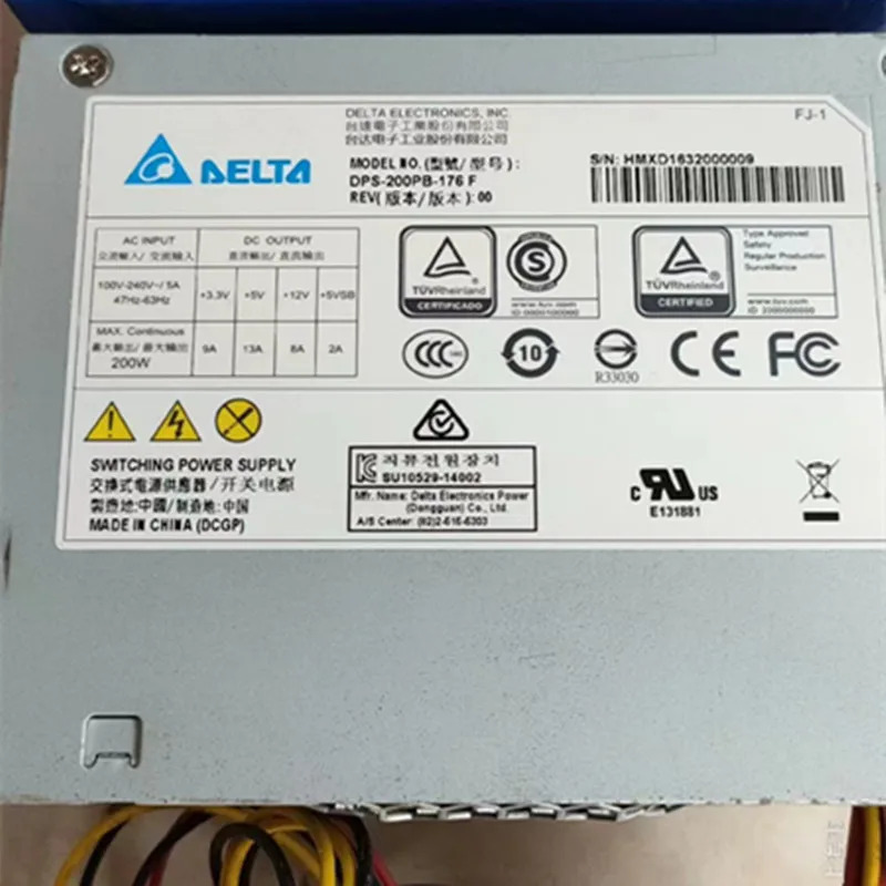 델타미사오리지널 전원공급장치 거신 250W DPS-200PB-176 F DPS-200PB-176F 새 것처럼 작동
