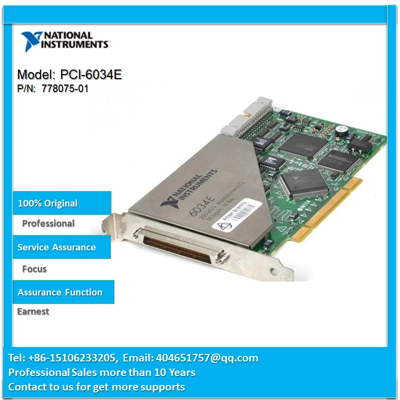 NI PCI-6034E DAQ 16 아날로그 입력 778075-01