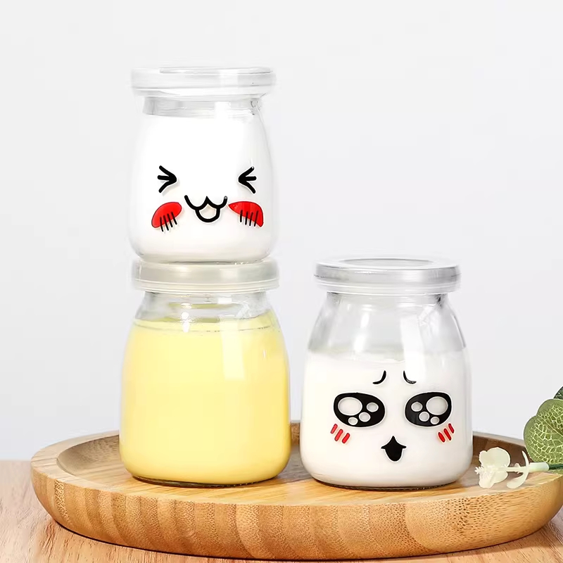 내열유리 푸딩컵 요거트 투명 아이스크림컵 슬라임 잔 120개 100ml - 상세 이미지 3