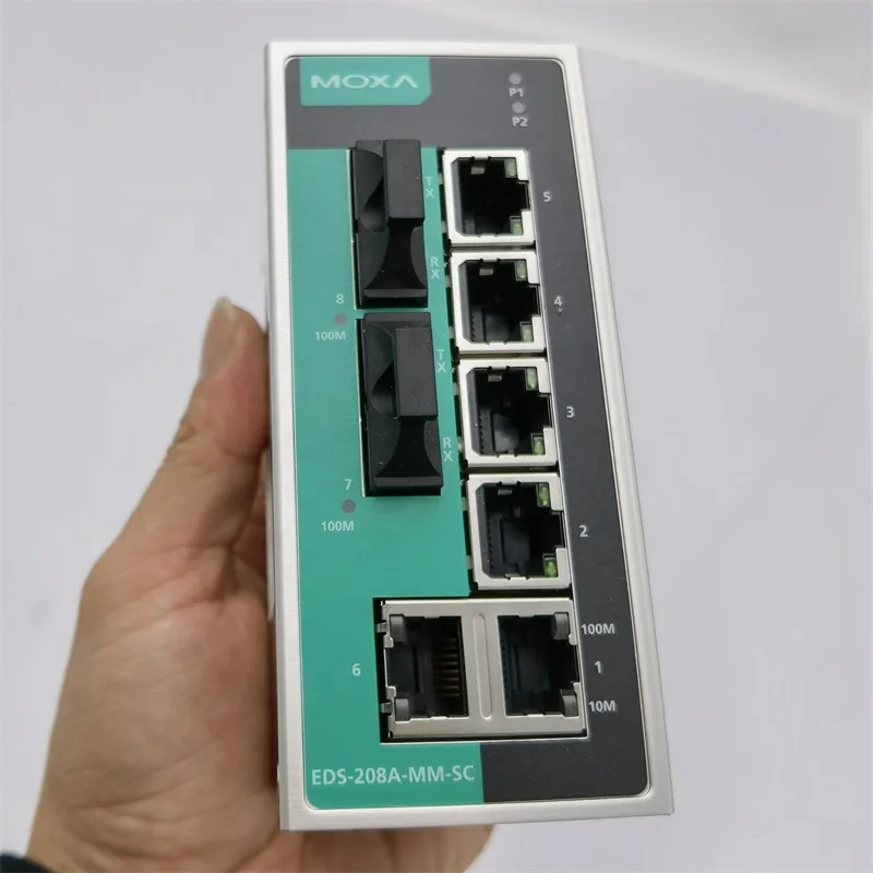 MOXA EDS-208A 비형 이더넷 스위치 8 포트