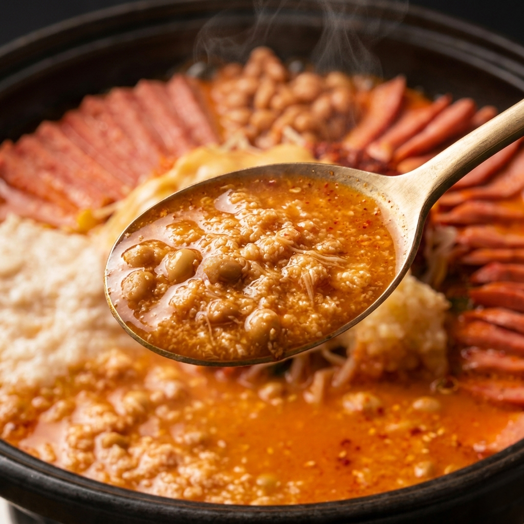 [원주맛집 민병선식당] 크리미 비지 부대찌개 2인분 600g - 상세 이미지 4