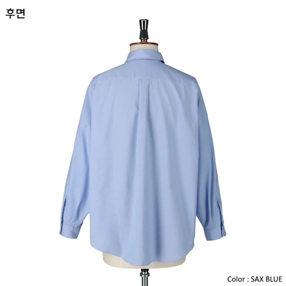 단톤 플랜서 버튼 긴팔 다운 셔츠 남성 DT-B0293POD GREY 40 이미지 7