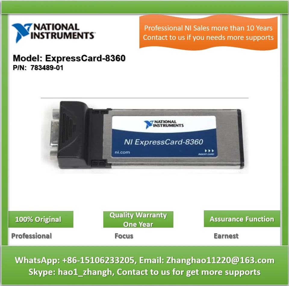 NI ExpressCard-8360 USRP 783489-01 소프트웨어 정라디오