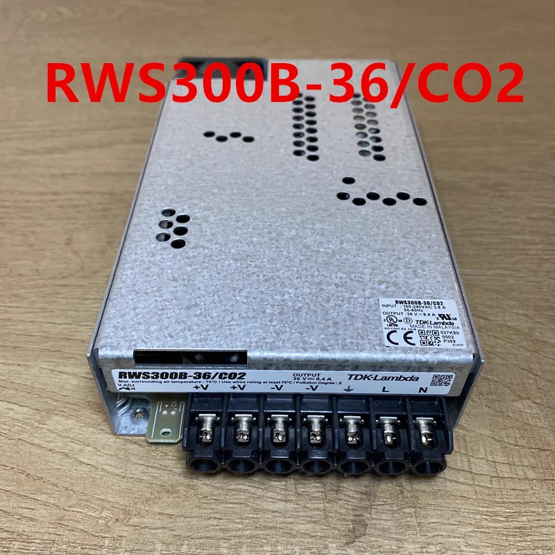 TDK-LAMBDA 300W RWS300B-36/CO2 RWS300B-36/C02 RWS300B-36CO2 RWS300B-36 CO2 새 원본 전원공급장치