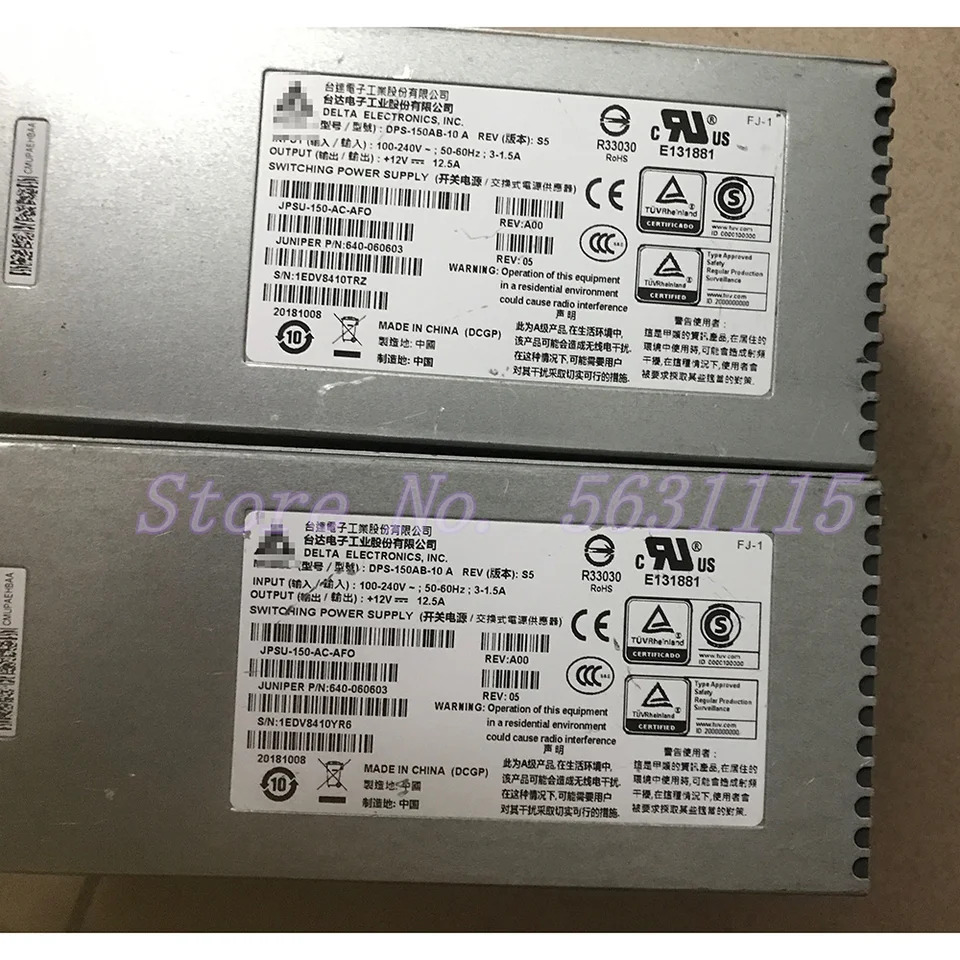 Juniper JPSU-150-AC-AFO 데스크탑 전원공급장치 출하 전 리퍼 EX3400 150W AC