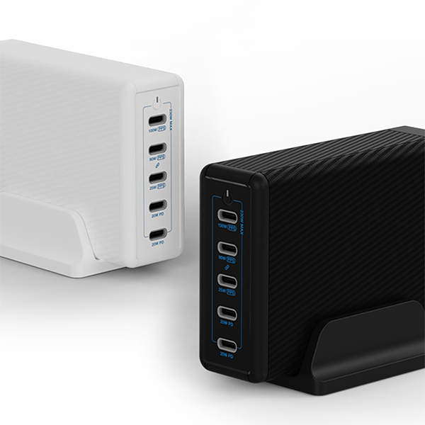 USB PD 230W PPS GaN 접지 멀티 초고속 충전기 GE610 블랙 이미지 4
