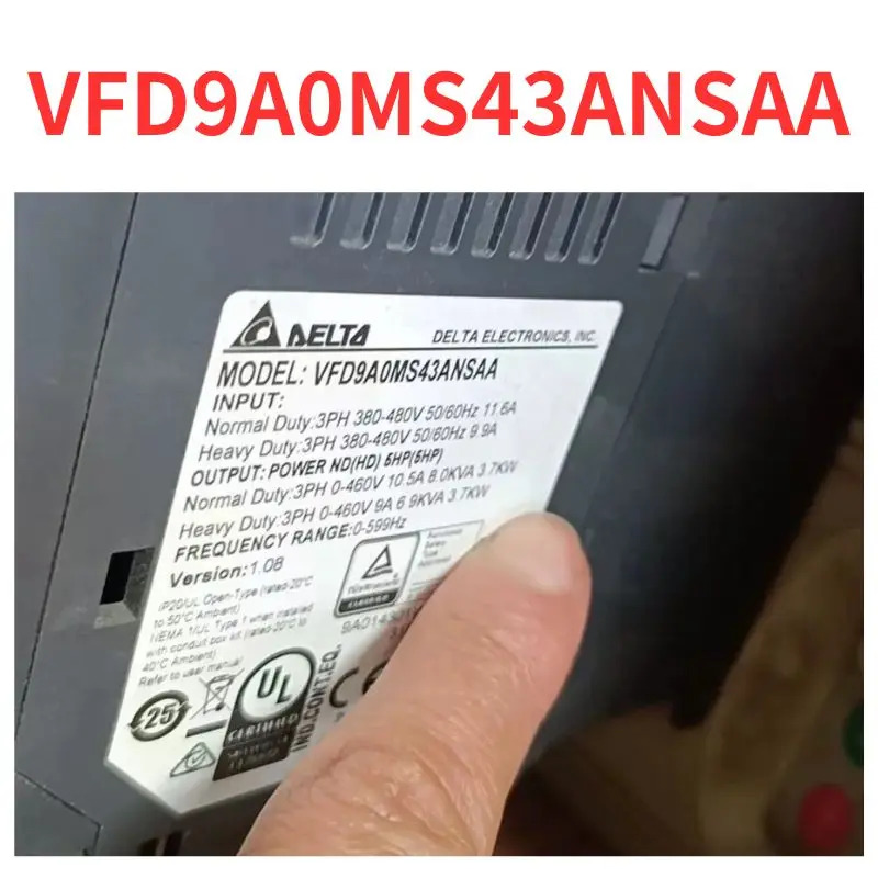 리퍼 완료 주파수 변환기 신 VFD9A0MS43ANSAA