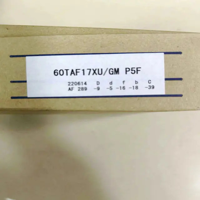사출 성형 기계베어링 JSW J550AD 60TAF17 60TAF17XU
