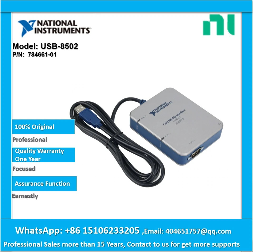NI USB-8502 784661-01 자동차 네트워크 인터페이스 통신
