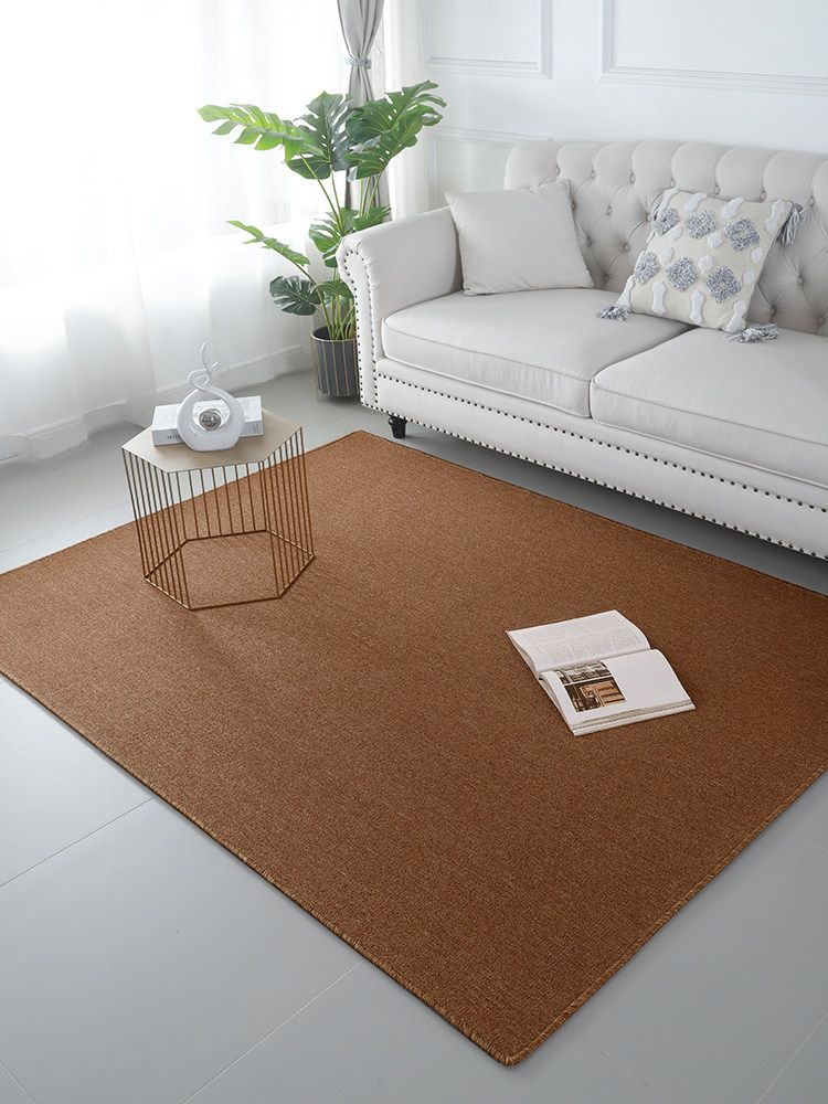 초대형카페트 두꺼운 러그 풀커버 카펫 두툼한 바닥 매트 브라운 150x200cm - 상세 이미지 3