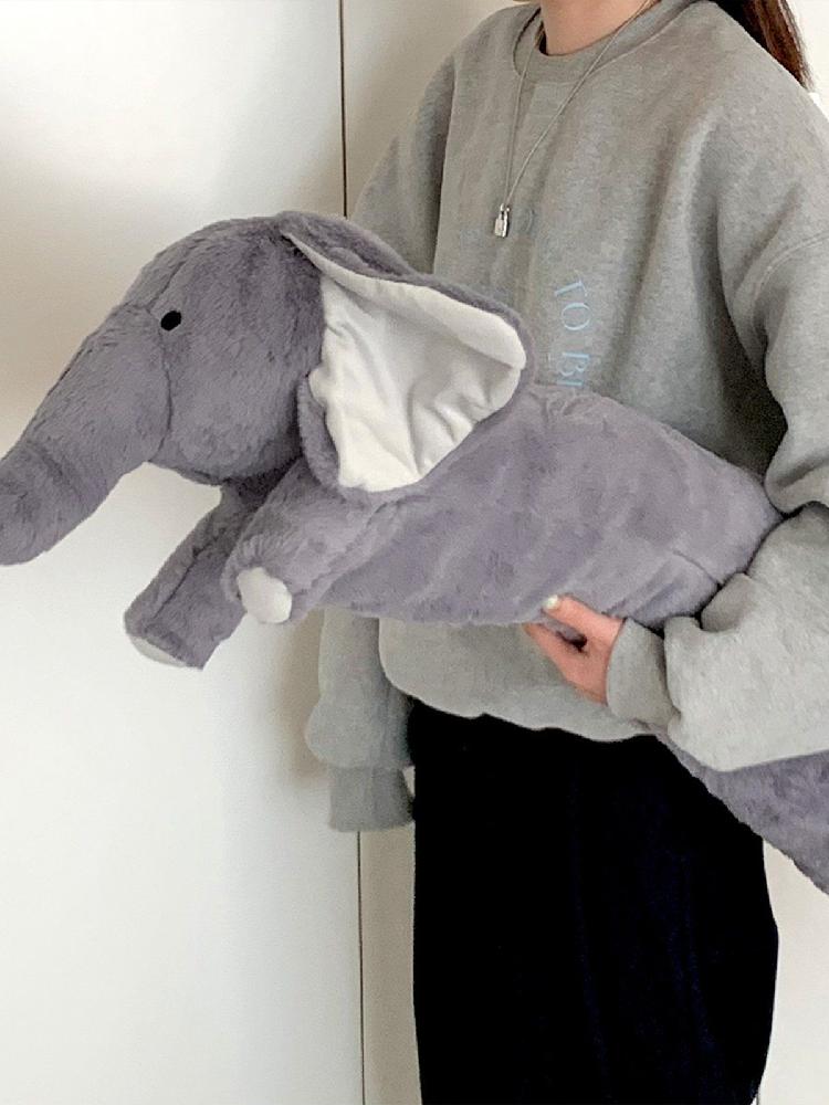 동물 바디필로우 동물인형 롱베개 안고자는 애착 롱 쿠션 비숑 110 cm - 상세 이미지 3