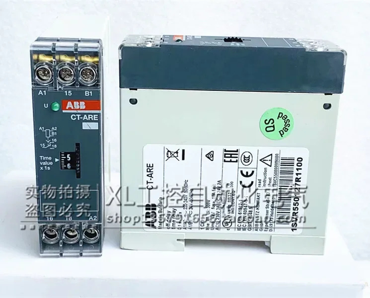 오리지널 ABB 타임 릴레이 CT-ARE 220-240VAC 1SVR 550127 R1100
