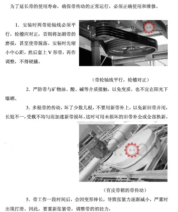 HBA-075-RH 사각 크로스 플로우 타워 감속기 Liangji 냉각탑 액세서리 벨트