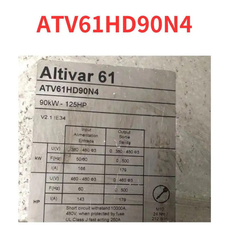 리퍼 완료 주파수 변환기 신 ATV61HD90N4