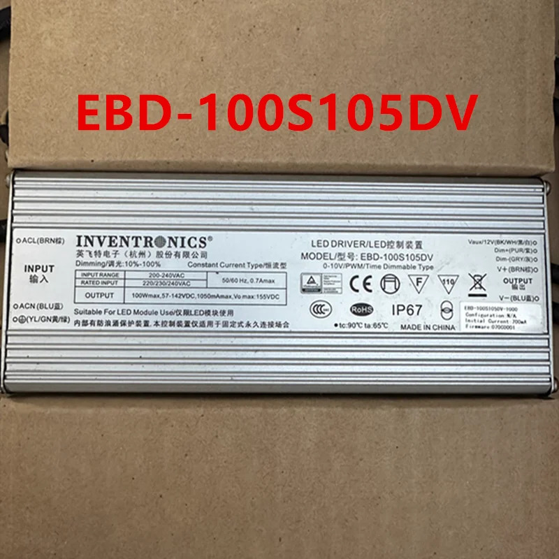 INVENTRONICS 57-142V 100W 전원공급장치 EBD-100S105DV 12V25A 350W EBV-350S012SV 새 원본