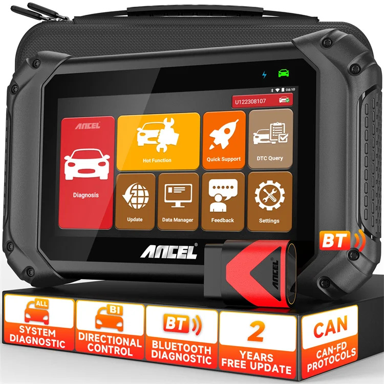 ANCEL 전체 시스템 테스터 재설정 OBDII 스캐너 V5BT OBD2 자동차 진단 도구