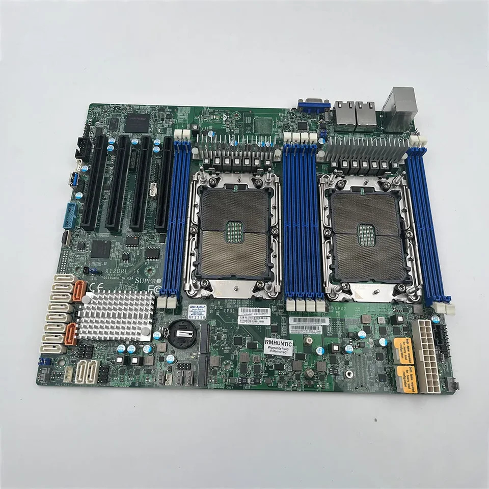 X12DPL-i6 서버 마더보드 슈퍼마이크로 LGA-4189 C621A 듀얼 LAN i210 Xeon 확장 프로세서 PCI-E 4.0 SATA3