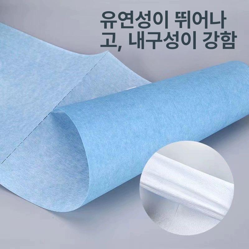 오일흡수 페이퍼 산업용 흡수패드 기름제거 청소포 종이보루 경제형 먼지제거 흡착지 - 상세 이미지 4