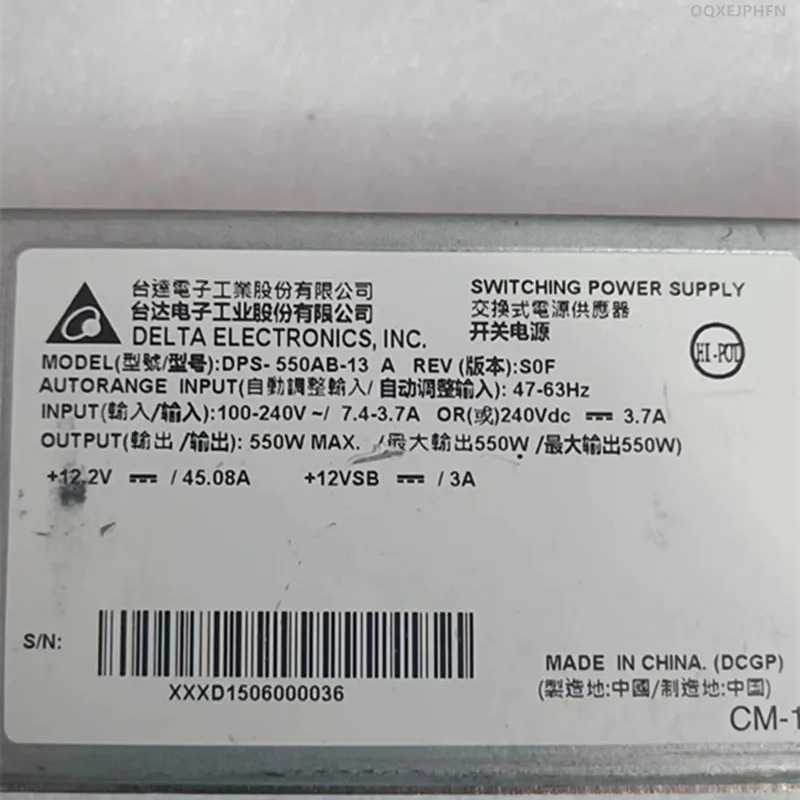 DELTA 550W DPS-550AB-13 A DPS-550AB-13A전원공급장치 리퍼 새 처럼 작동