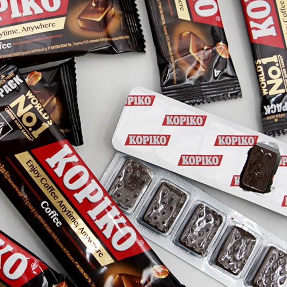코피코 4봉지 kopiko 운전 졸릴때 잠깨는사탕 피곤할때먹는 커피코 오리지널 커피맛 - 상품 이미지